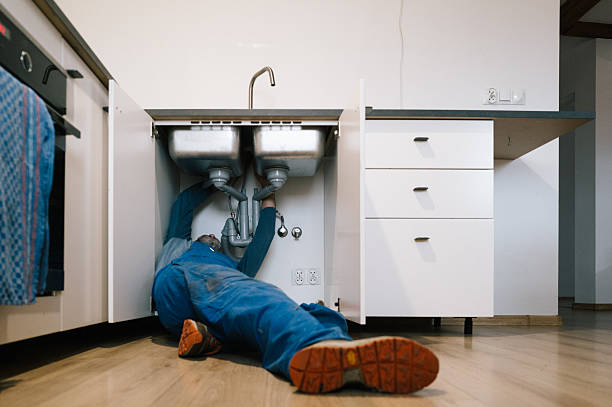 Professional Drain Cleaning technician working in Byesville, OH